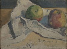 Still life with apples, ca 1891-1894. Creator: Gauguin, Paul Eugéne Henri (1848-1903).