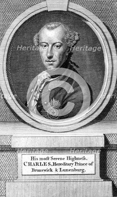 Charles William Ferdinand, Duke of Brunswick, (1735-1806). Artist: Unknown