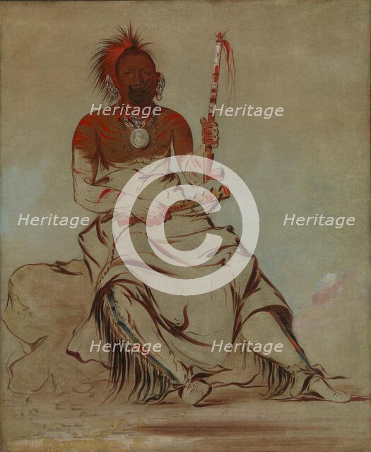 Te-ah'-ke-ra-lée-re-coo, The Cheyenne, a Republican Pawnee, 1832. Creator: George Catlin.