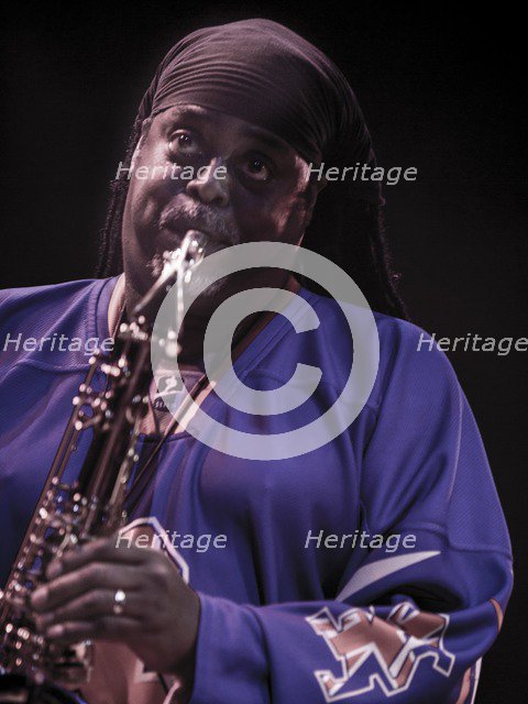 Courtney Pine, 2018. Artist: Alan John Ainsworth.