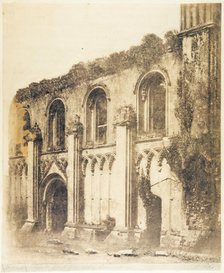 The ruins of St Joseph’s Chapel at Glastonbury Abbey, c1853. Creator: Captain Linnaeus Tripe.