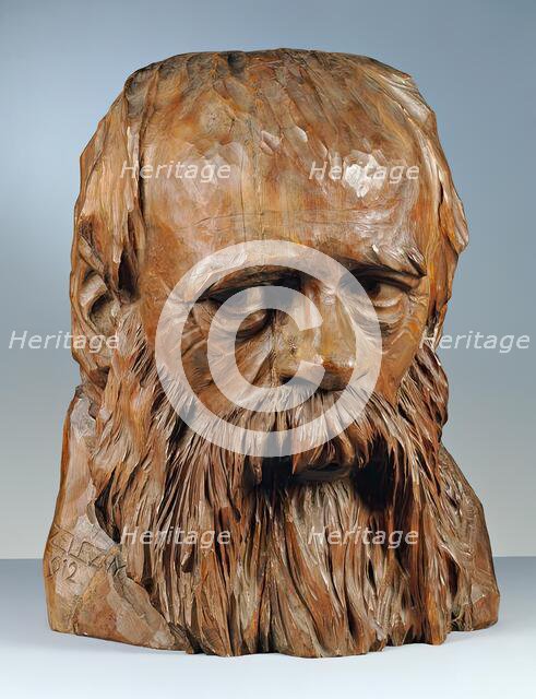 The poet Jaroslav Vrchlický, 1912. Creators: Franz Zelezny, Jaroslav Vrchlicky.