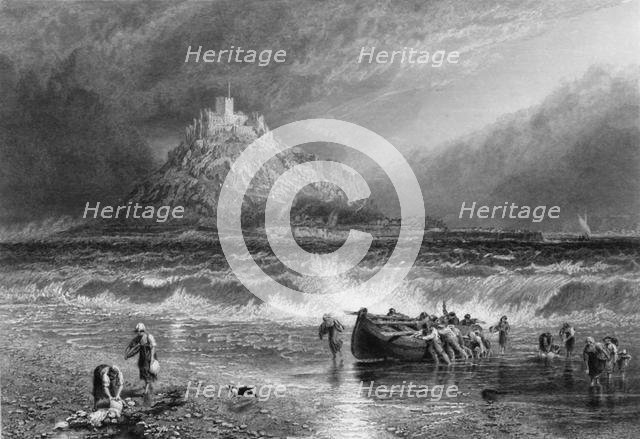 'St. Michael's Mount, Cornwall', c1870.