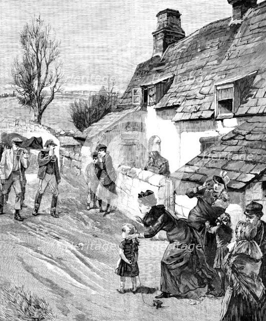 The Llanerch Colliery Explosion, at Abersychan, Monmouthshire: bringing home the dead, 1890. Creator: Unknown.