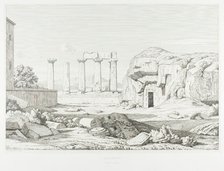 Corinth: Temple of Neptune, 1845. Creator: Theodore Caruelle d'Aligny.