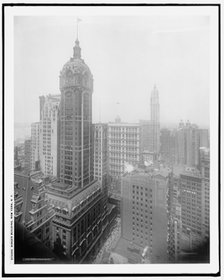 Singer Building, New York, N.Y., c.between 1910 and 1920. Creator: Unknown.