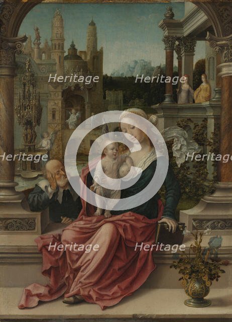 The Holy Family, about 1507-1508. Creator: Jan Gossaert.