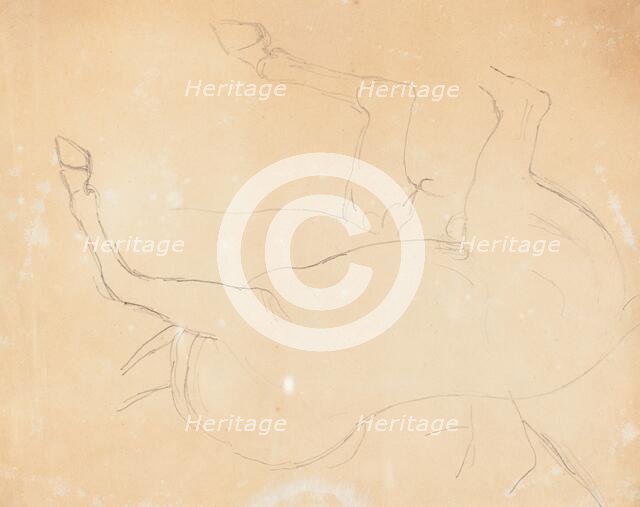 Study of a Horse [verso], after 1807. Creator: William Etty.