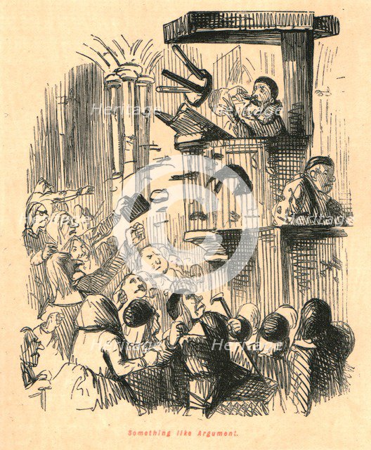 'Something like Argument', 1897.  Creator: John Leech.