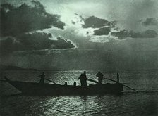 'Moonlight at Shizu-Ura', 1910. Creator: Herbert Ponting.