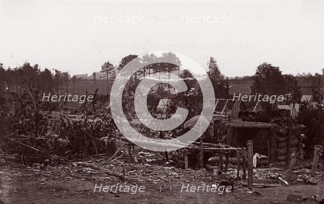 Falmouth, Virginia. Abandoned Camp, 1862. Creators: Andrew Joseph Russell, Alexander Gardner.