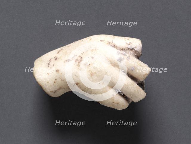 Fragment sent with "Dancing Lady": Fragment of a Proper Right Hand, c. 50 BC. Creator: Unknown.