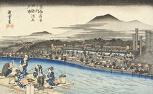 Evening Cool at Shijokawara, Mid-1830s. Creator: Ando Hiroshige.