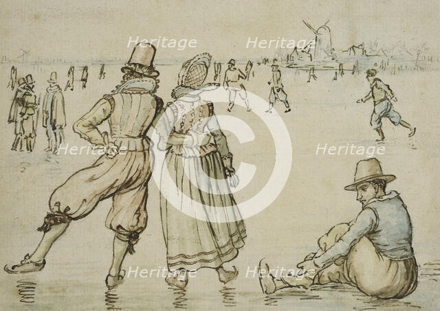 Skater. Creator: Hendrick Avercamp.