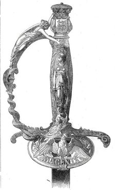 Sword of Honour, presented to Marshal M'Mahon, 1860. Creator: Unknown.