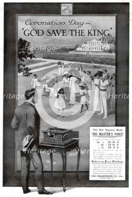 Advertisement for the Gramophone and Co. Ltd Artist: Unknown