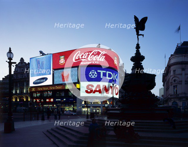 Piccadilly Circus, c1990-2010. Artist: Max Alexander.