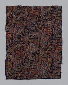 Fragment (From a shawl), Iran, 1850/99. Creator: Unknown.