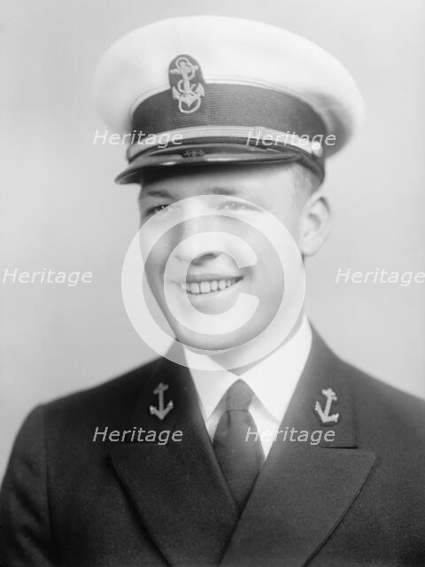 Holmes, Tracy S. Midshipman - Portrait, 1933. Creator: Harris & Ewing.