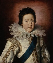 Portrait of Louis XIII, King of France as a Boy, c1616. Creator: Frans Pourbus the Younger.
