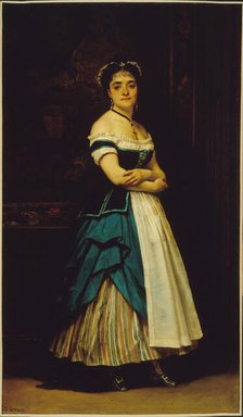Dinah Felix (known as Melanie Emilia), Rachel's sister, in costume of a maid, c1865. Creator: Pierre Francois Eugene Giraud.