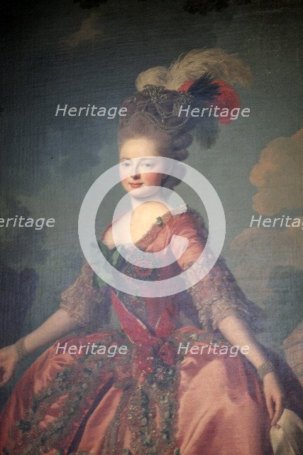 'Portrait of the Grand Duchess Maria Feodorovna', 1777.  Artist: Alexander Roslin
