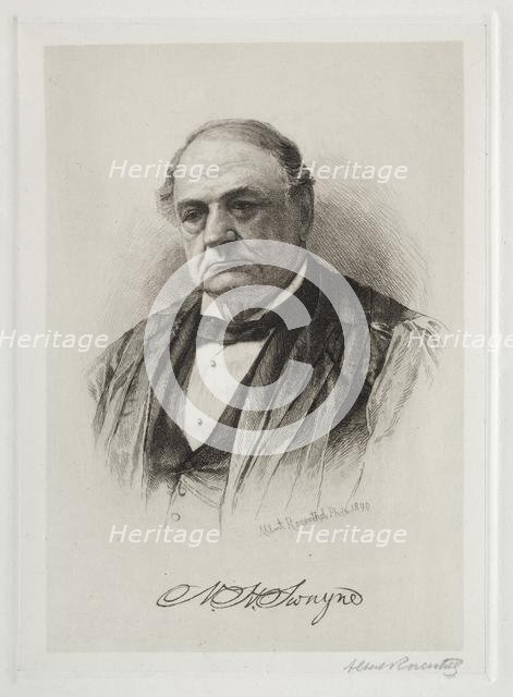 W. H. Swayne, 1890. Creator: Albert Rosenthal (American, 1863-1939).