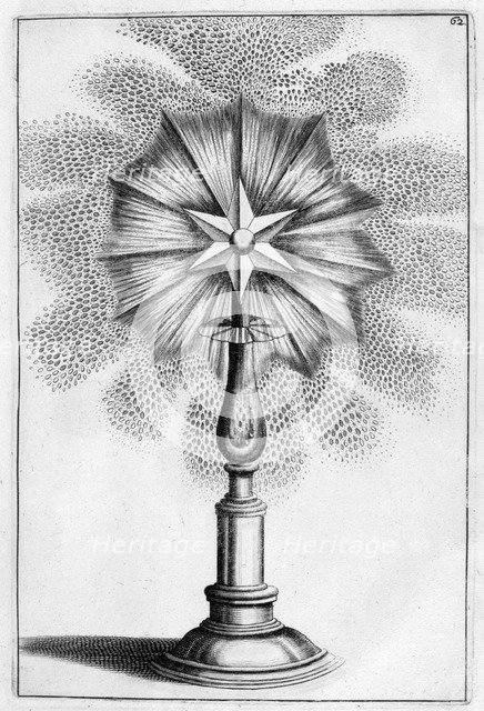 Star ornamental fountain design, 1664. Artist: Georg Andreas Bockler