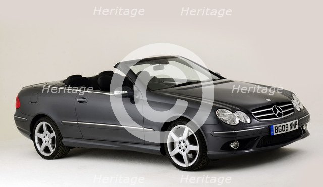 2009 Mercedes Benz CLK Cabriolet  Artist: Unknown.