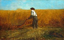 The Veteran in a New Field, 1865. Creator: Winslow Homer.