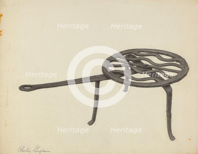 Trivet, 1935/1942. Creator: Charles Garjian.