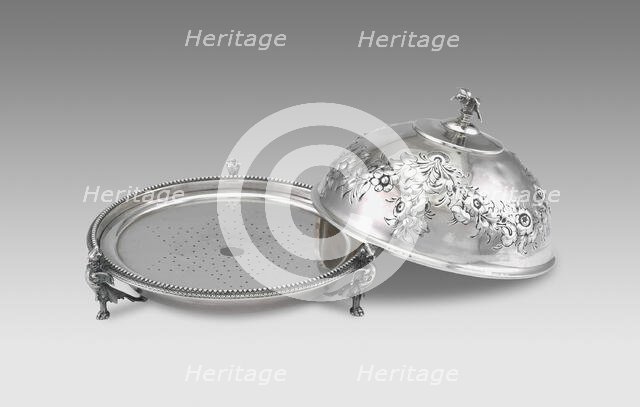 Butter dish, 1853/65. Creator: Gorham Manufacturing Company.