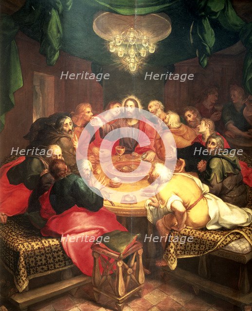  'The Last Supper', oil by Otto Van Veen.