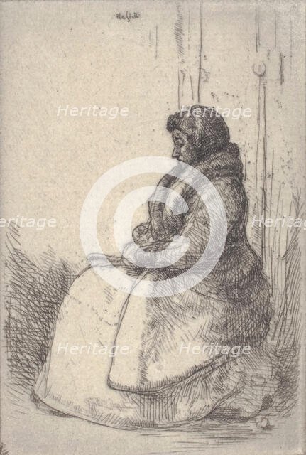 Beggar of St. Sulpice, 1898. Creator: Ernest Haskell.