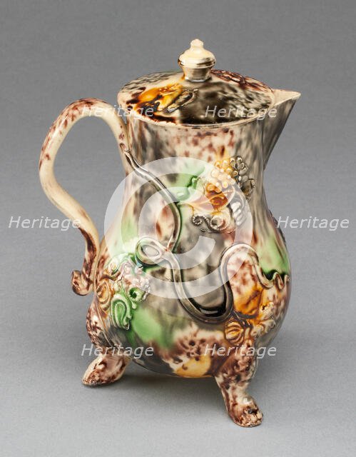Milk Jug, Staffordshire, 1760/70. Creator: Staffordshire Potteries.