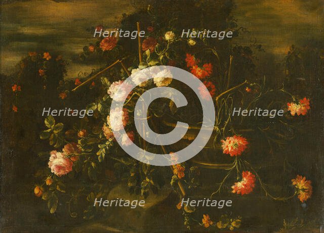 Flowers in Nature, 1730-1740. Creator: Unknown.