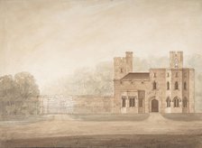 Design for Bishopsgate Lodge, at Windsor Castle, Berkshire, ca. 1820-30. Creator: Jeffry Wyatville.
