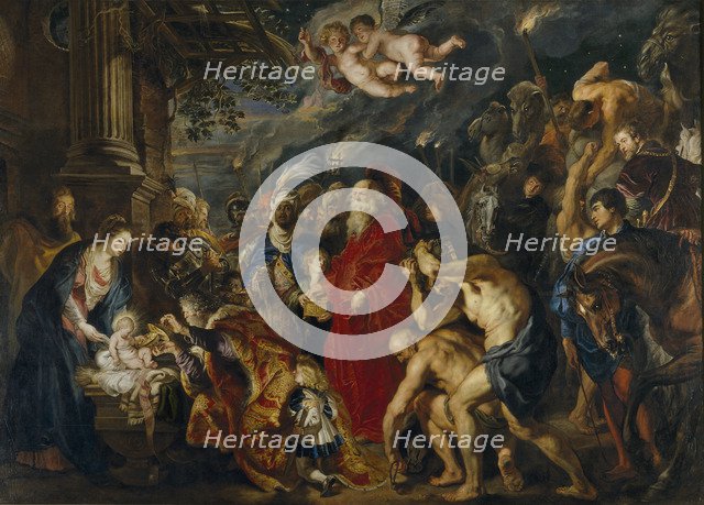 The Adoration of the Magi, 1610-1620s. Artist: Rubens, Pieter Paul (1577-1640)