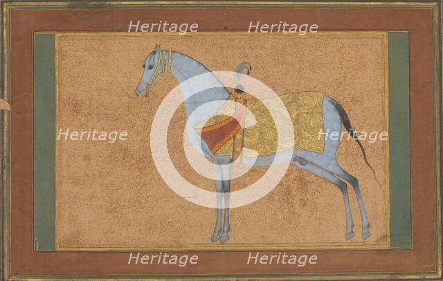 A Stallion, ca. 1601-6. Creator: Habiballah of Sava.