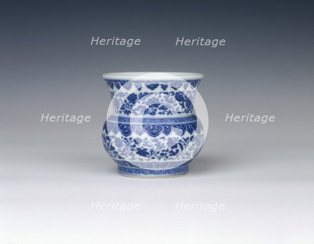 Blue and white leys jar, Qing dynasty, Daoguang period, China, 1821-1850. Artist: Unknown
