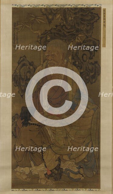 Ajita, the Fifteenth Venerable Luohan, 1345. Creator: Unknown.