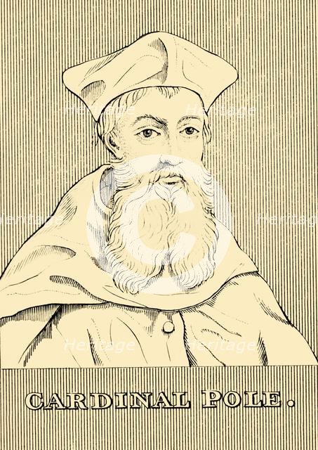 'Cardinal Pole', (1500-1558), 1830. Creator: Unknown.