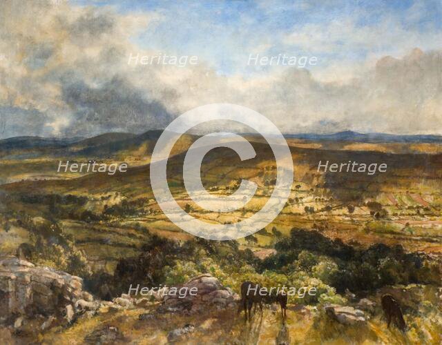 Widecombe In The Moor, Devon, 1922. Creator: Walter Westley Russell.