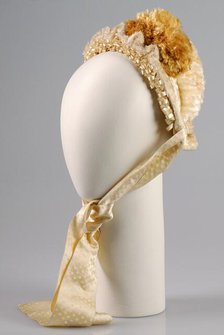 Bonnet, American, ca. 1885. Creator: Unknown.