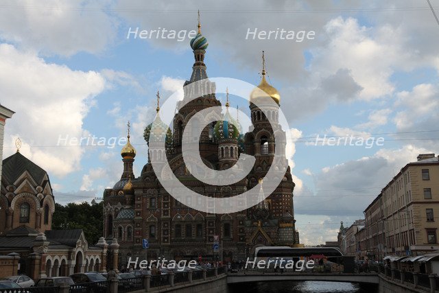 Church of the Saviour on Blood, St Petersburg, Russia, 2011. Artist: Sheldon Marshall