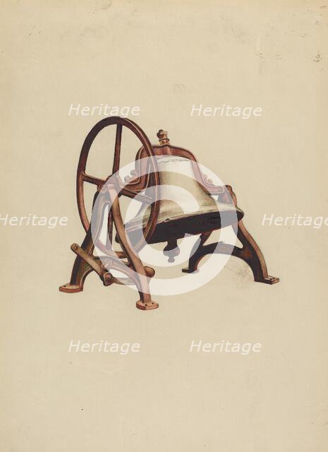 Elementary School Bell, 1935/1942. Creator: Gerald Transpota.