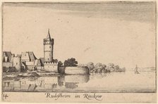 Rudesheim, 1635. Creator: Wenceslaus Hollar.
