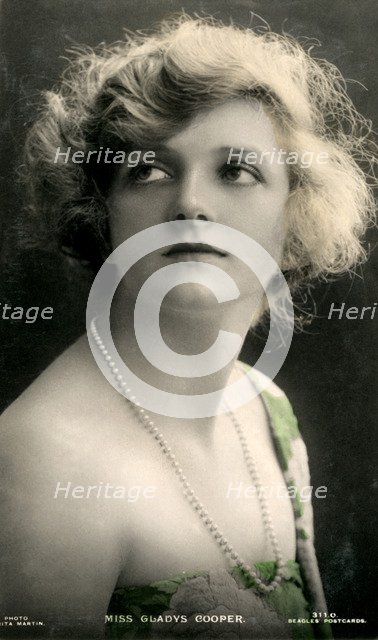 Gladys Cooper (1888-1971), English actress, early 20th century.Artist: J Beagles & Co