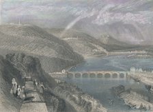 'Bridge of St. Cloud from Sevres', 1835. Artist: S Fisher.