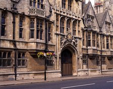 Façade of Brasenose College, Oxford.